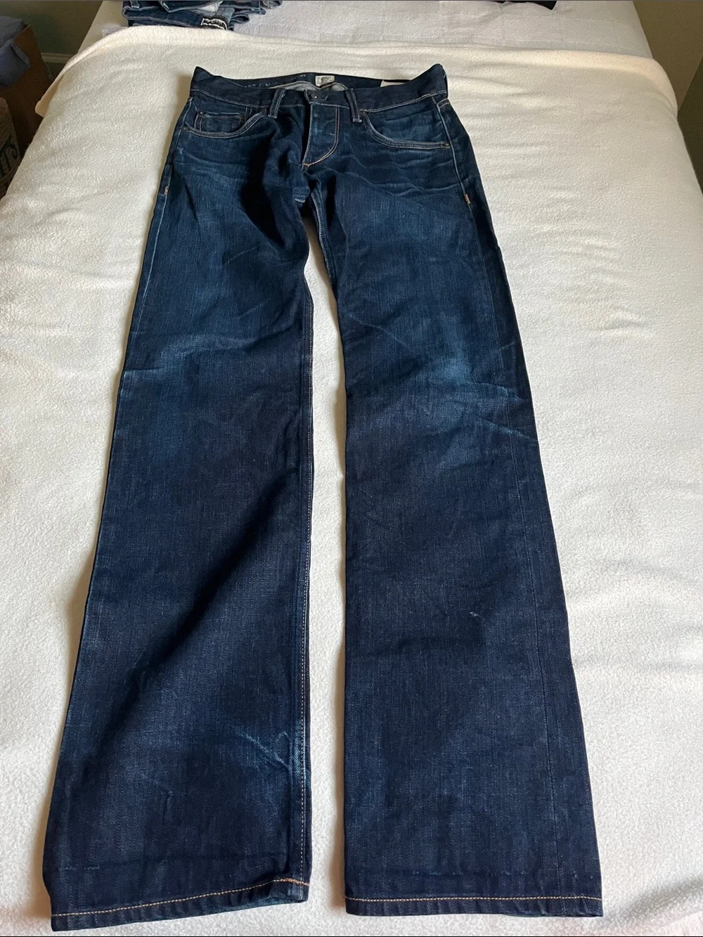 rag & bone Dark Indigo white oak cone denim Jeans
